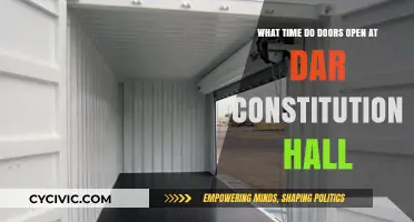 Doors Opening Time at DAR Constitution Hall