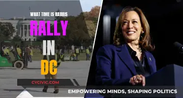 Harris' DC Rally: Time and Schedule Details