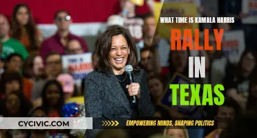 Kamala Harris' Texas Rally: Timing and Expectations