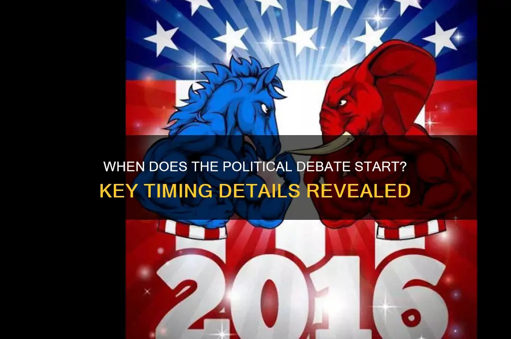 what time is political debate