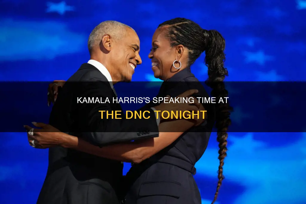 what time will kamala harris speak tonight at the dnc