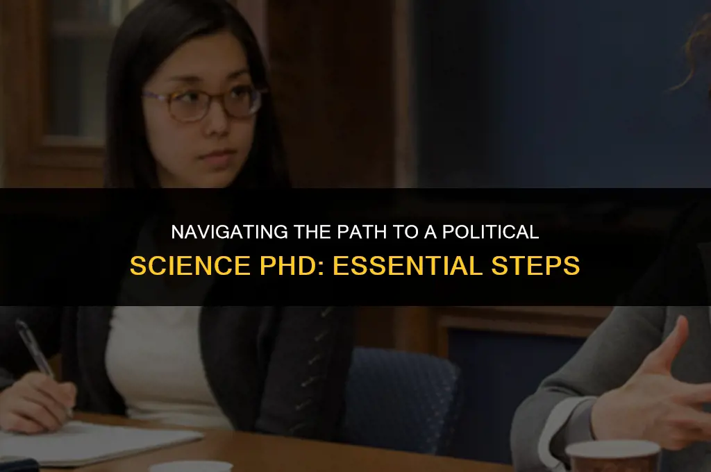 what to do to prepare for political science phd program
