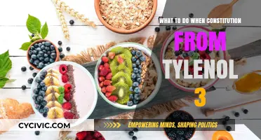 Tylenol 3: Managing Side Effects and Constitution