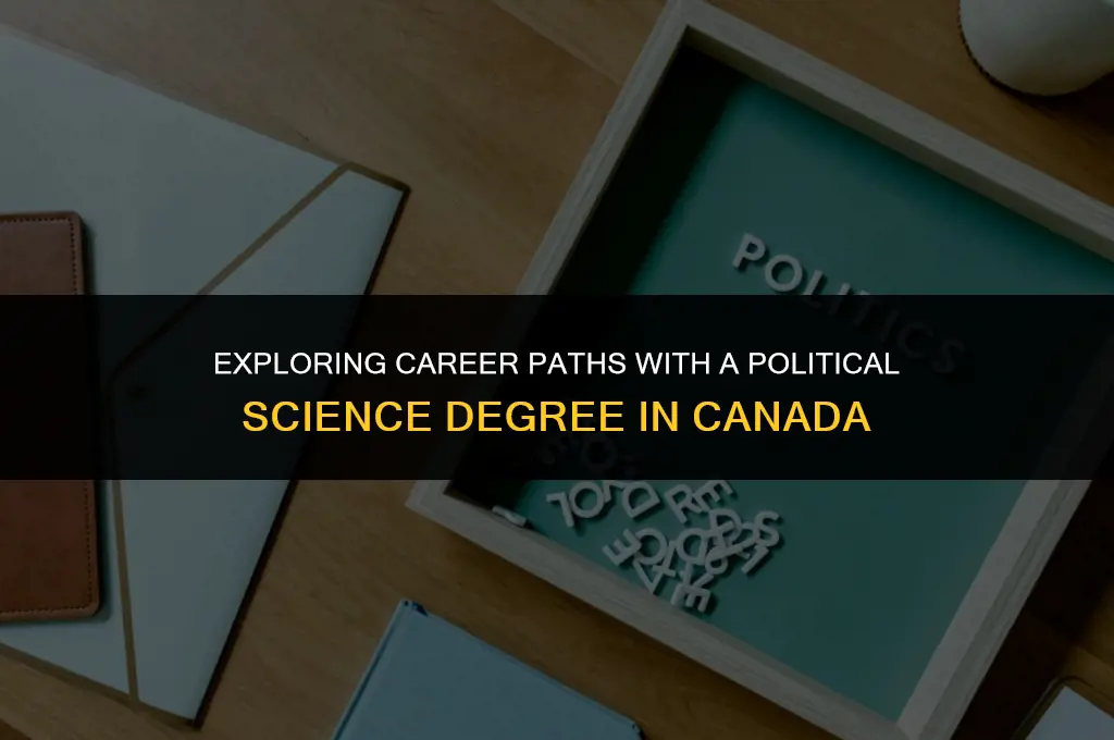 what to do with a political science degree canada