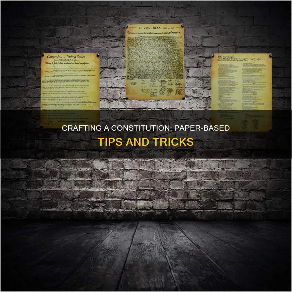 what to do with the constitution in a paper