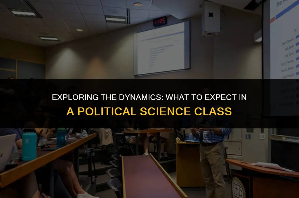 what to expect from a class of political science