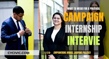 Political Campaign Internship Interview: Dressing to Impress