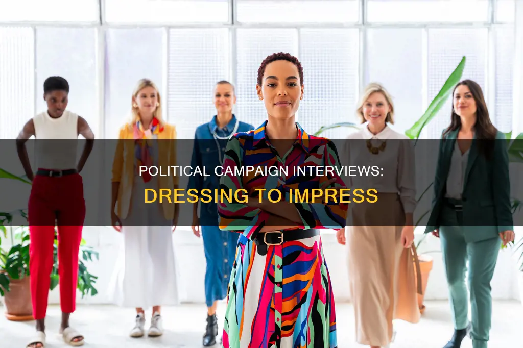 what to wear to a political campaign interview