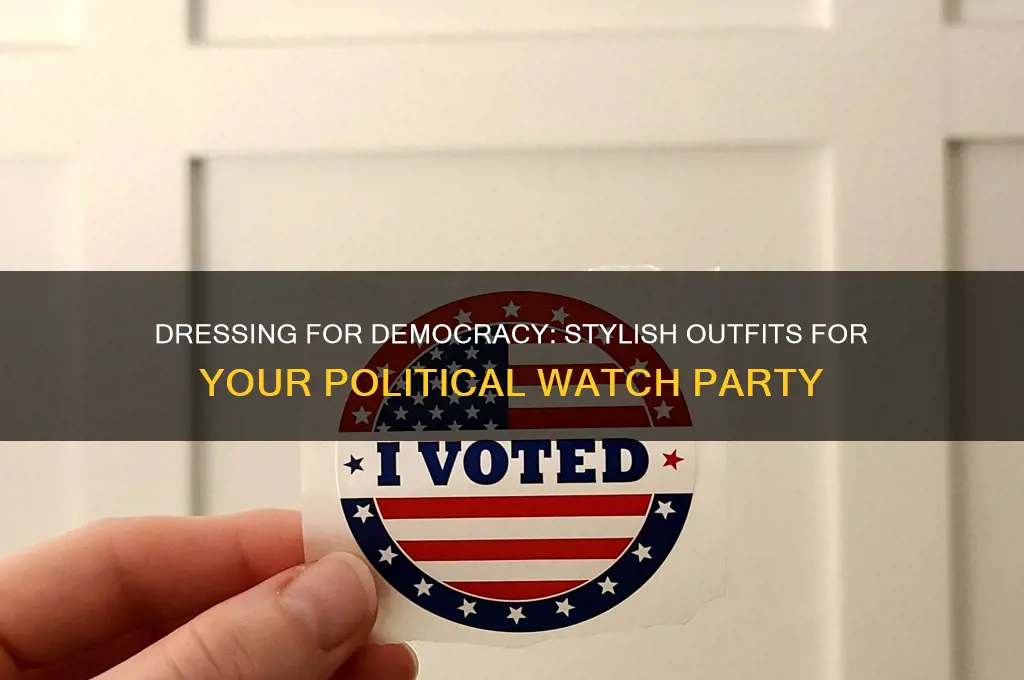 what to wear to a political watch party