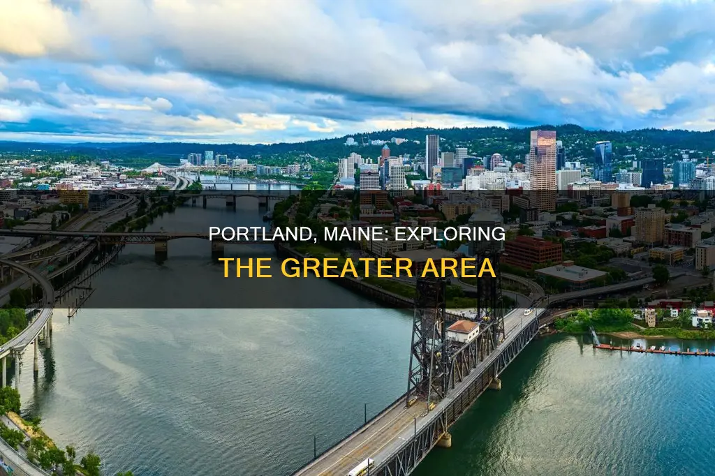what towns constitute the greater portland area maine