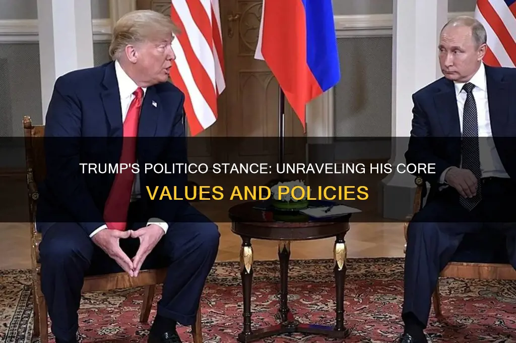 what trump stands for politico