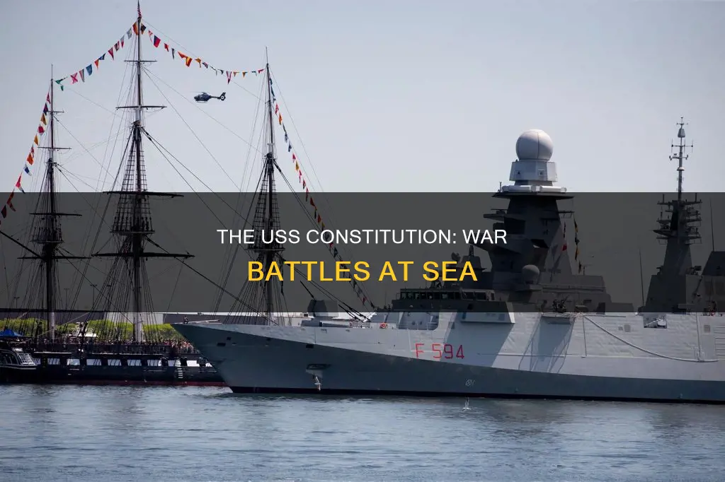 what two battles did the uss constitution fight in