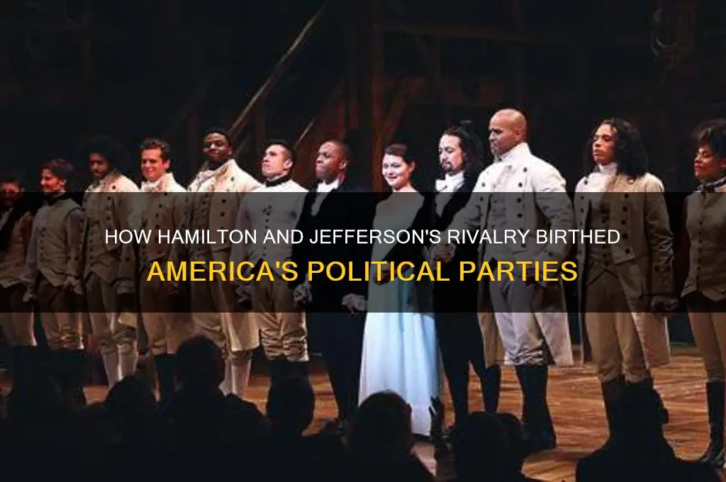 what two members of washingtons cabinet created political parties