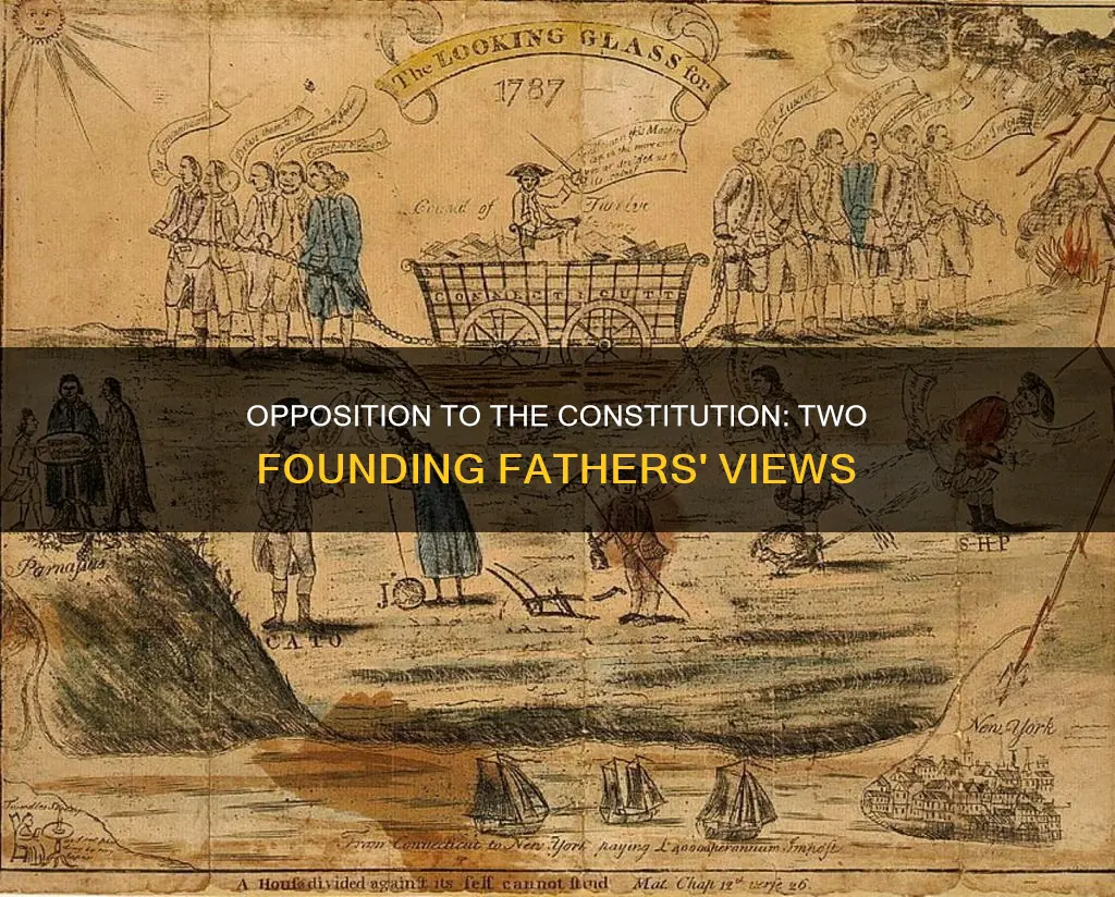 what two men were opposed to the constitution