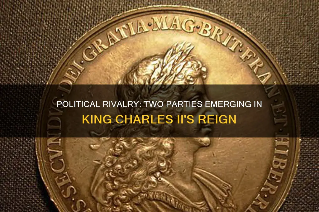 what two political parties apeared in king charles ii