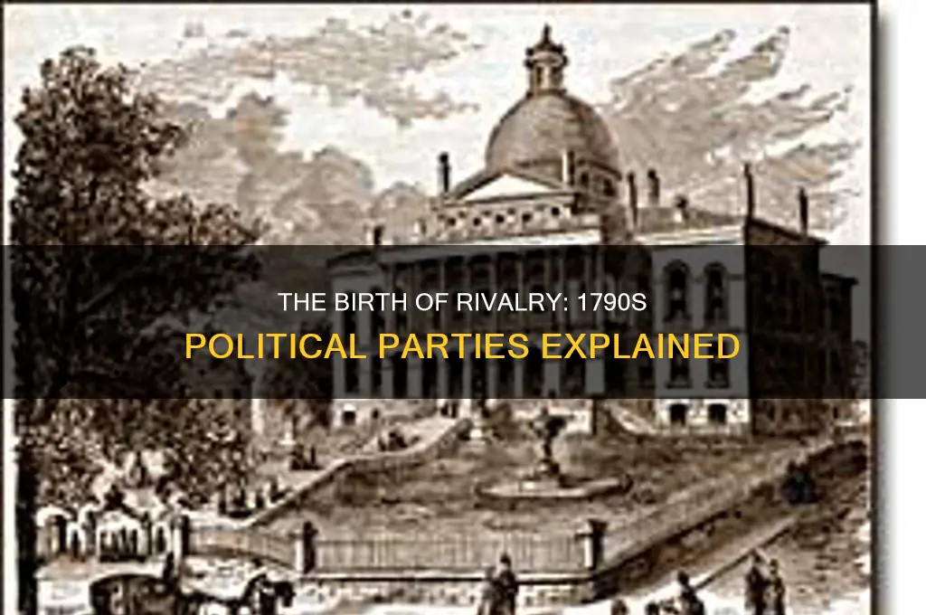 what two political parties developed in the 1790s