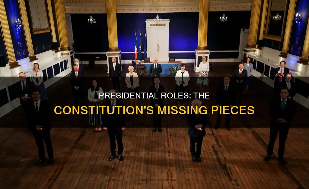 what two presidential roles are not in the constitution