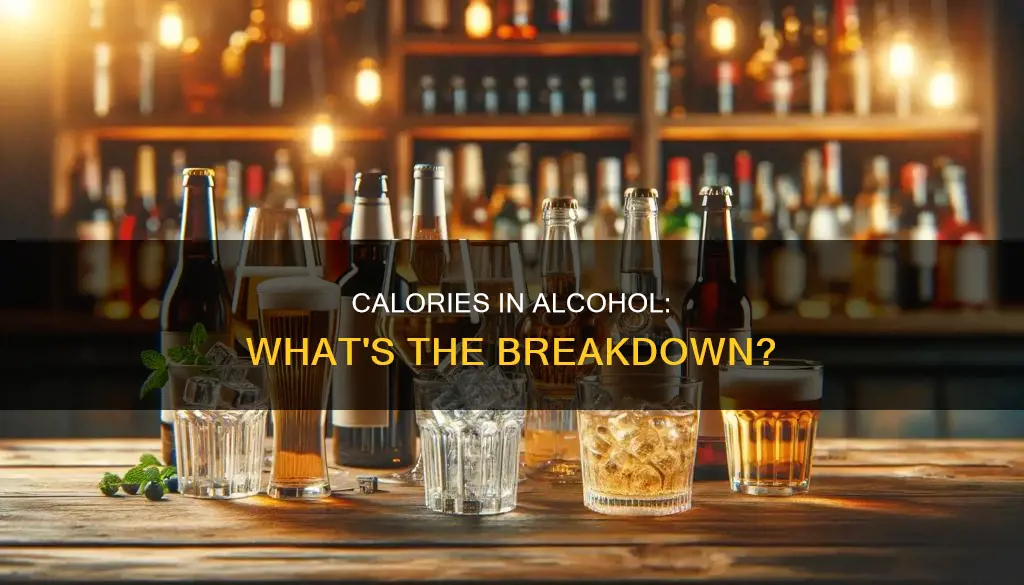 what type of calories mostly constitute alcoholic beverages