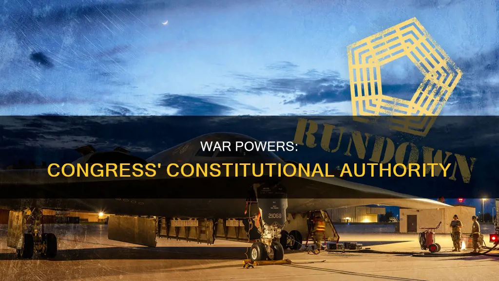 what type of constitutional power allows congress to declare war