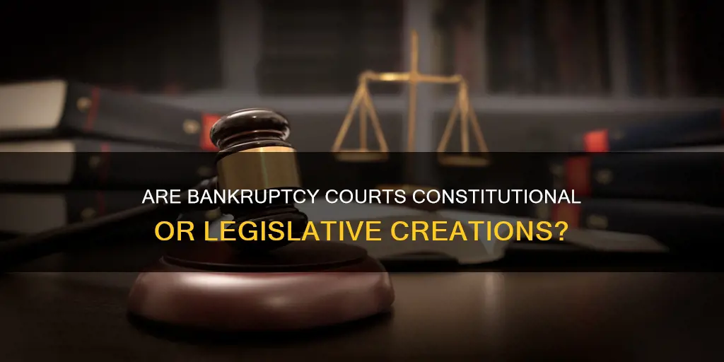 what type of courts are bankruptcy courts constitutional or legislative