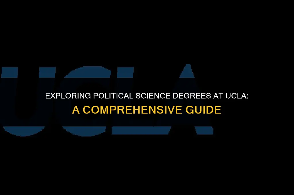 what type of degree is political science ucla