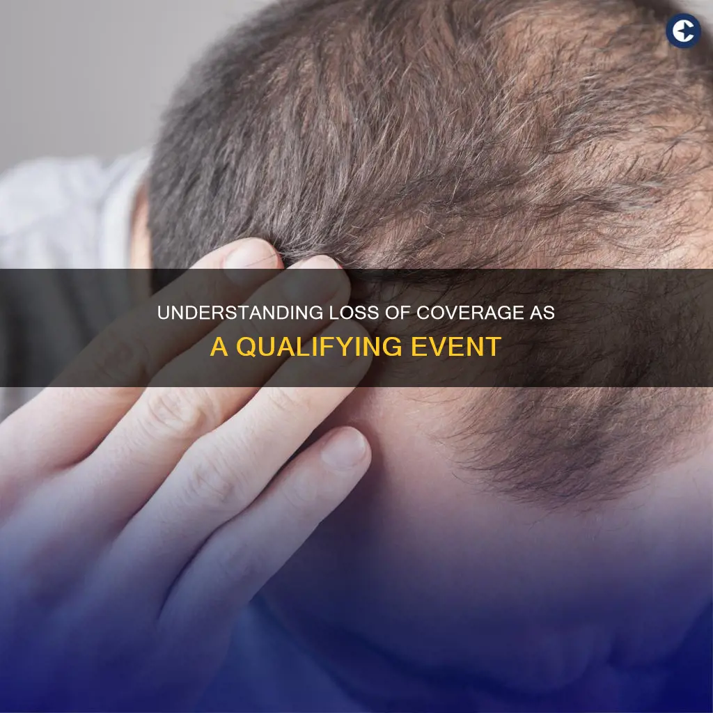 what type of loss of coverage constitutes a qualifying event