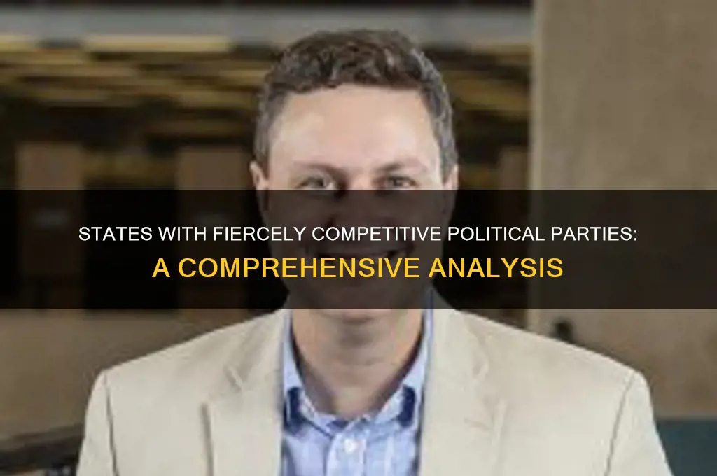 what type of states have most competitive political parties