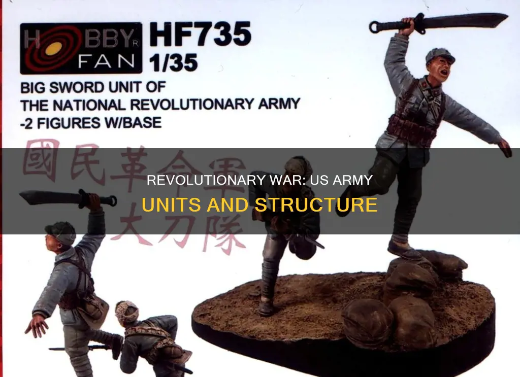 what units constituted the us army during the revolution