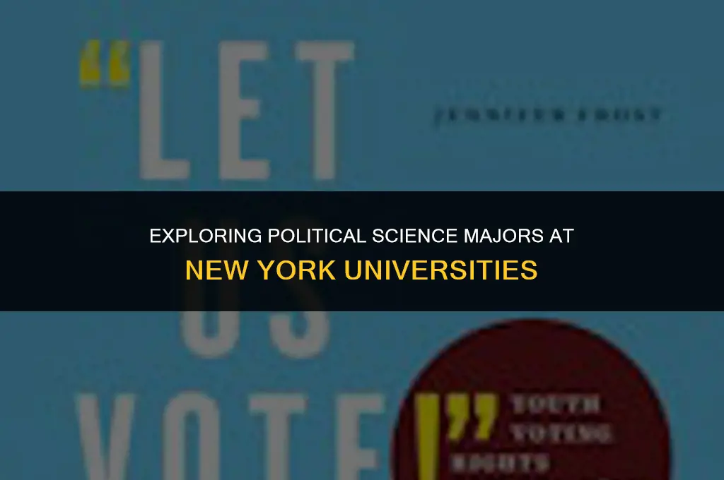 what university of new york has political science majors