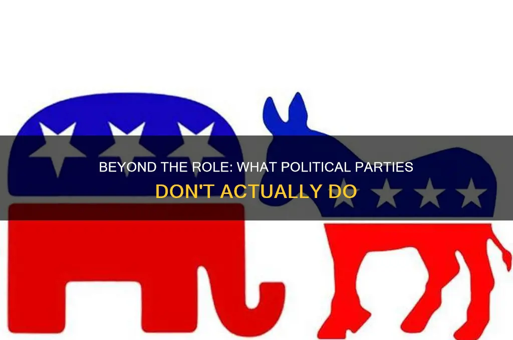 what us not the function of political parties