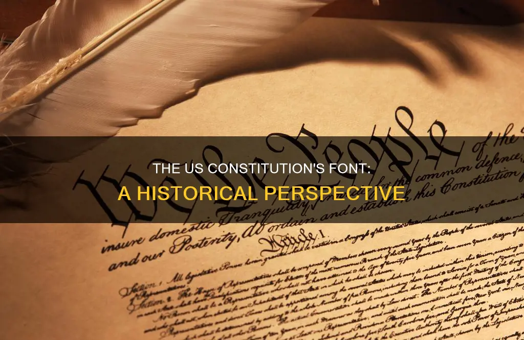 what us the font of the us constitution