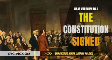 The Constitution's War: A Historical Signing