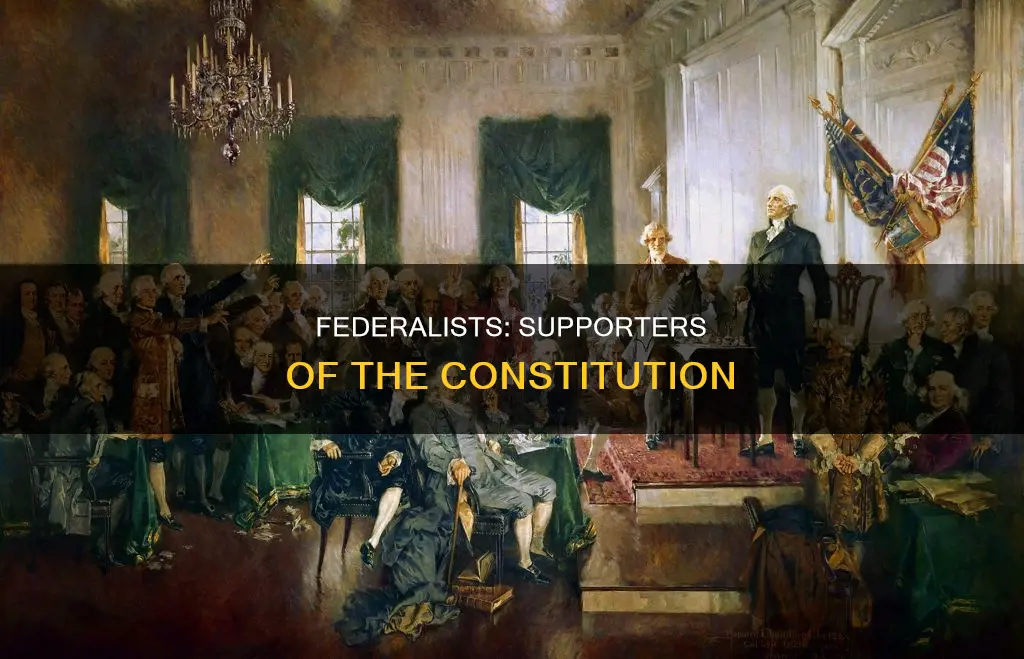 what was a name for supporters of the constitution weegy
