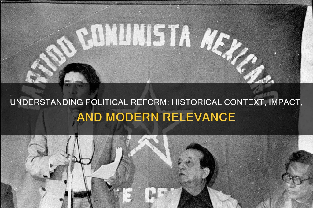 what was a political reform