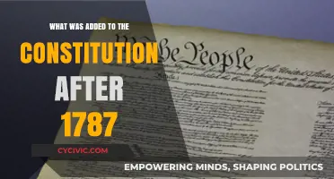 Amendments: The Constitution's Evolution After 1787