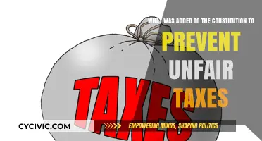 The Constitution's Anti-Tax Amendments: Ensuring Fairness