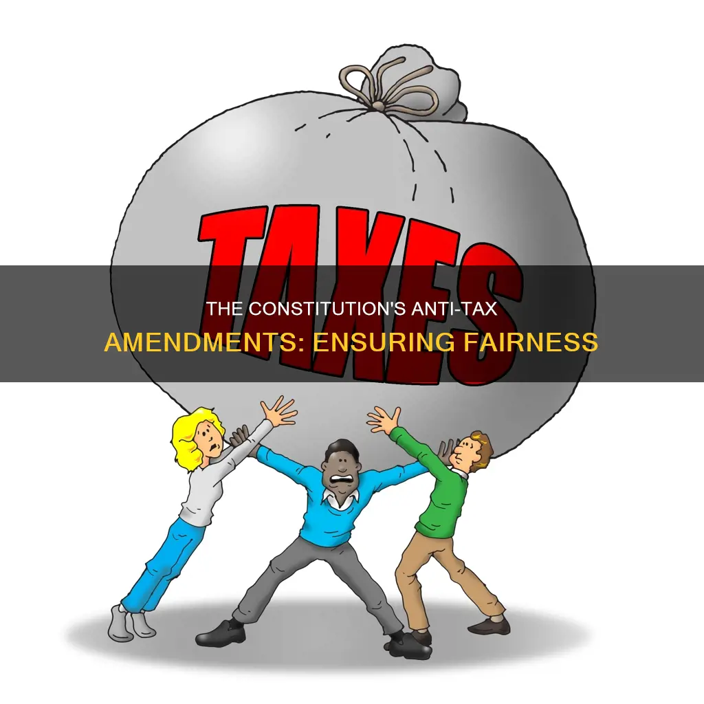 what was added to the constitution to prevent unfair taxes