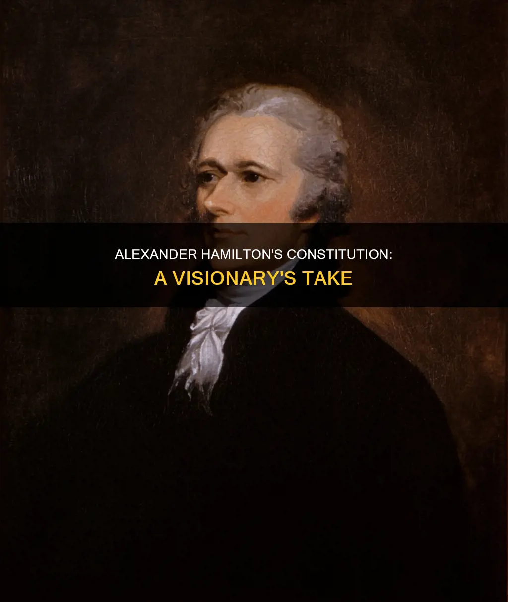 what was alexander hamilton opinion on the constitution