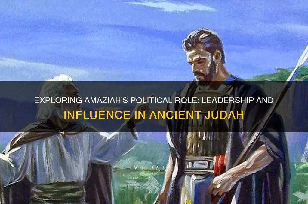 what was amiziah political rolw