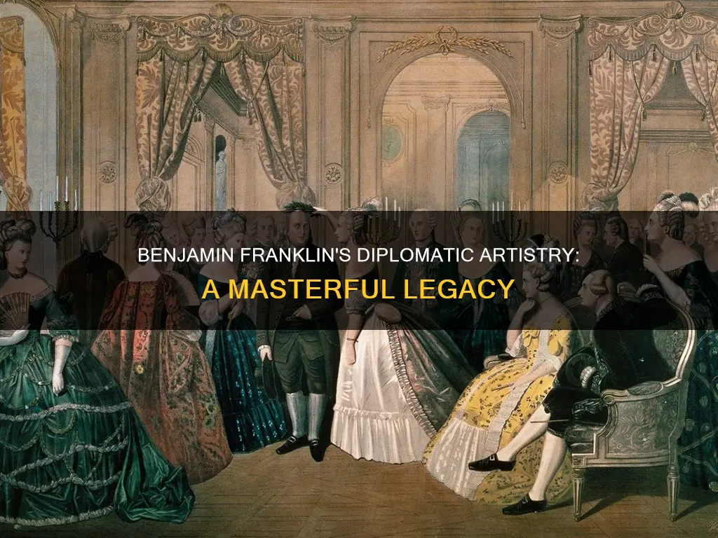 what was benjamin franklins adept diplomacy