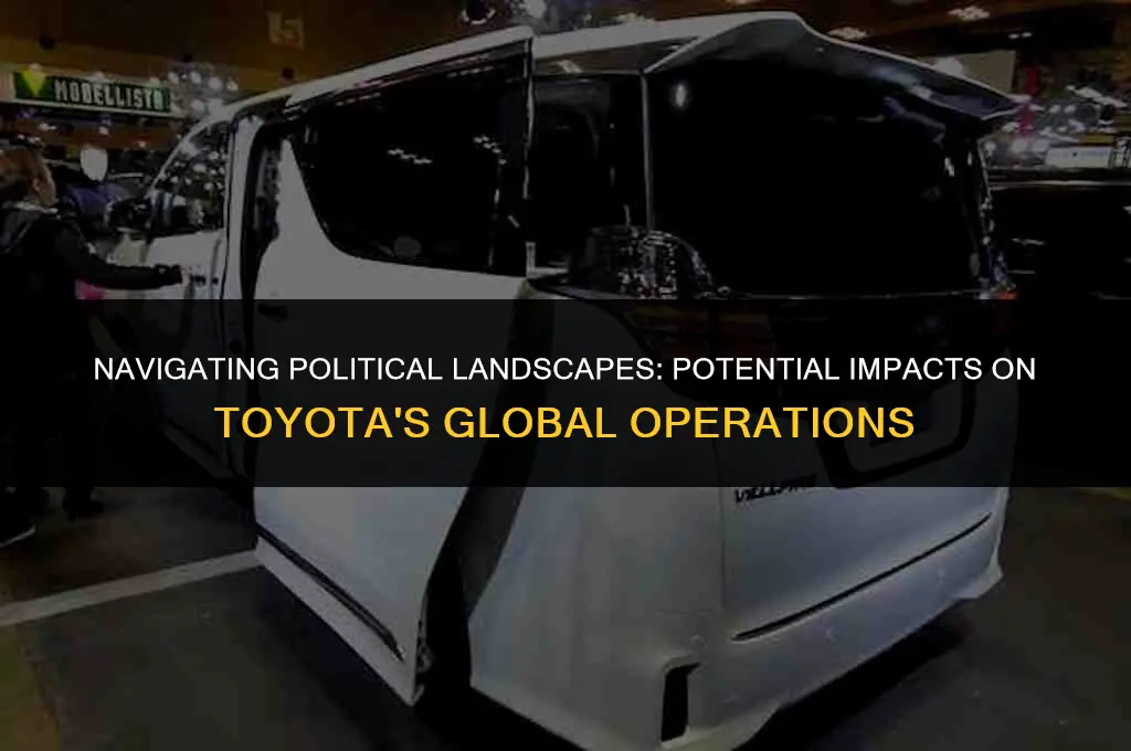 what was can toyota be affected by politics