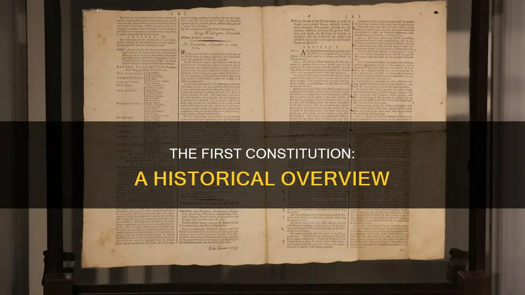 what was discussed in the first constitution