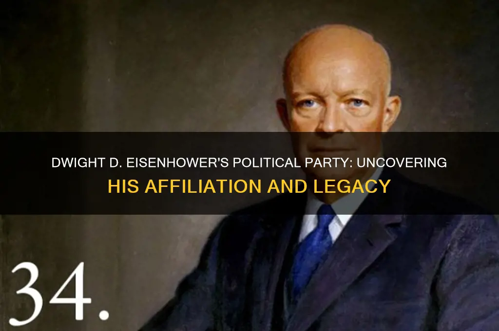 what was dwight d eisenhower political party