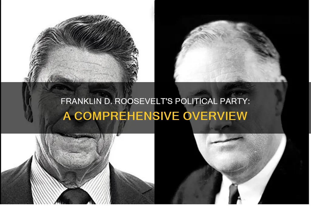 what was franklin d roosevelt political party