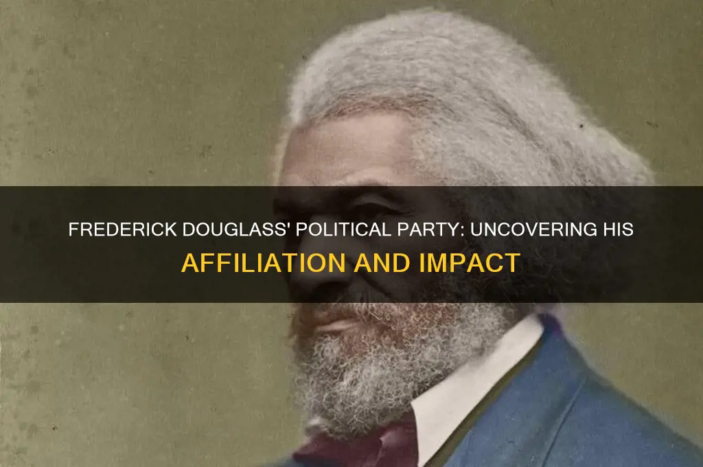 what was frederick douglass political party