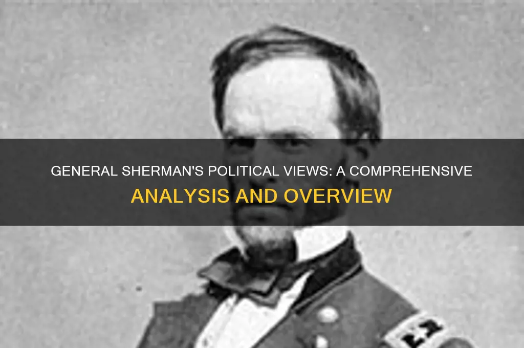 what was general sherman politics