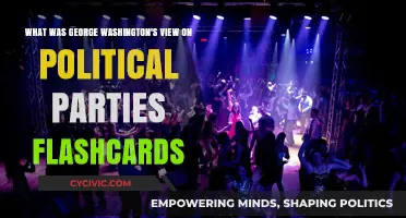 George Washington's Stance on Political Parties: A Flashcard Overview