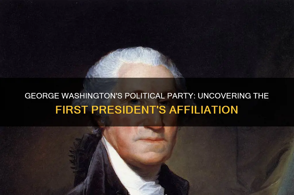 what was goerge washing ton political party