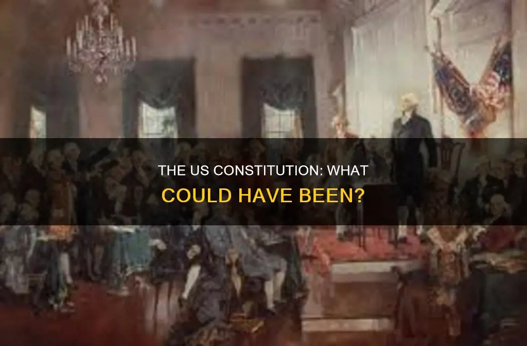 what was going to replace the us constitution