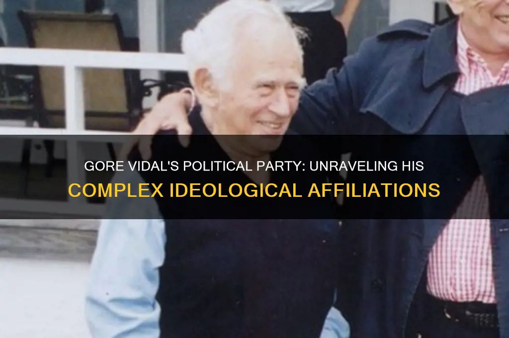 what was gore vidal political party